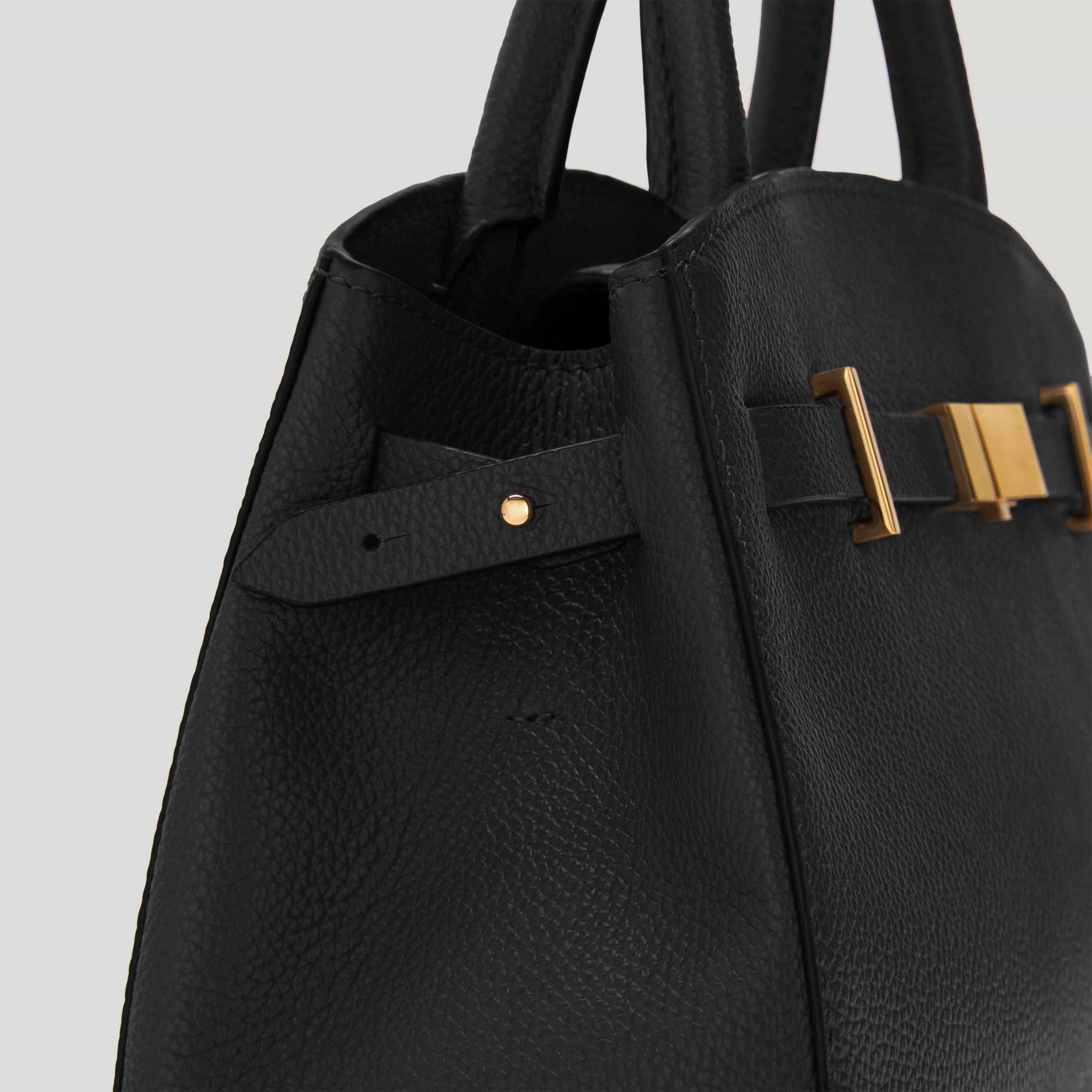 The Small Hudson | Black Small Grain | DeMellier