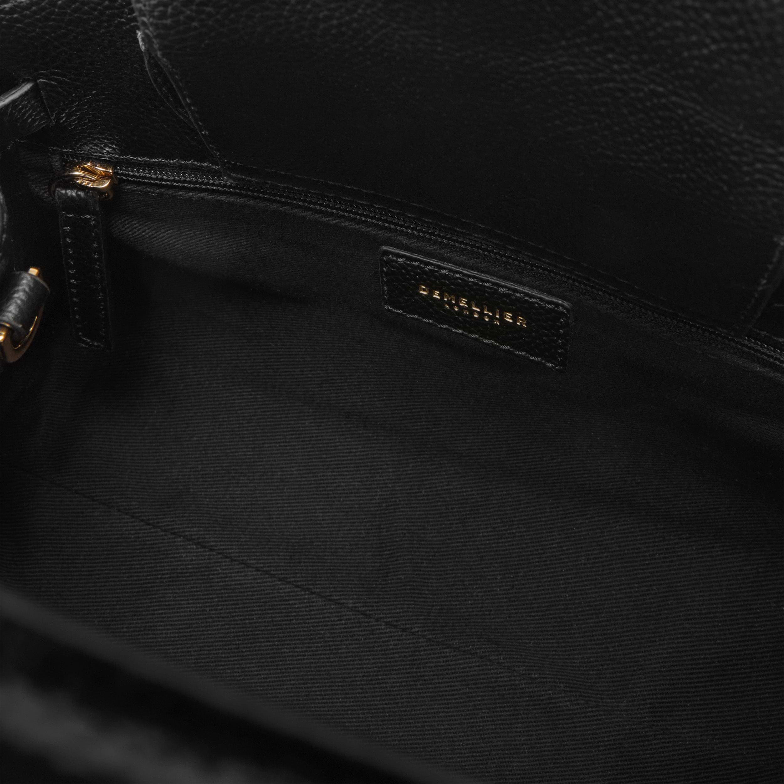 The Small Hudson | Black Small Grain | DeMellier