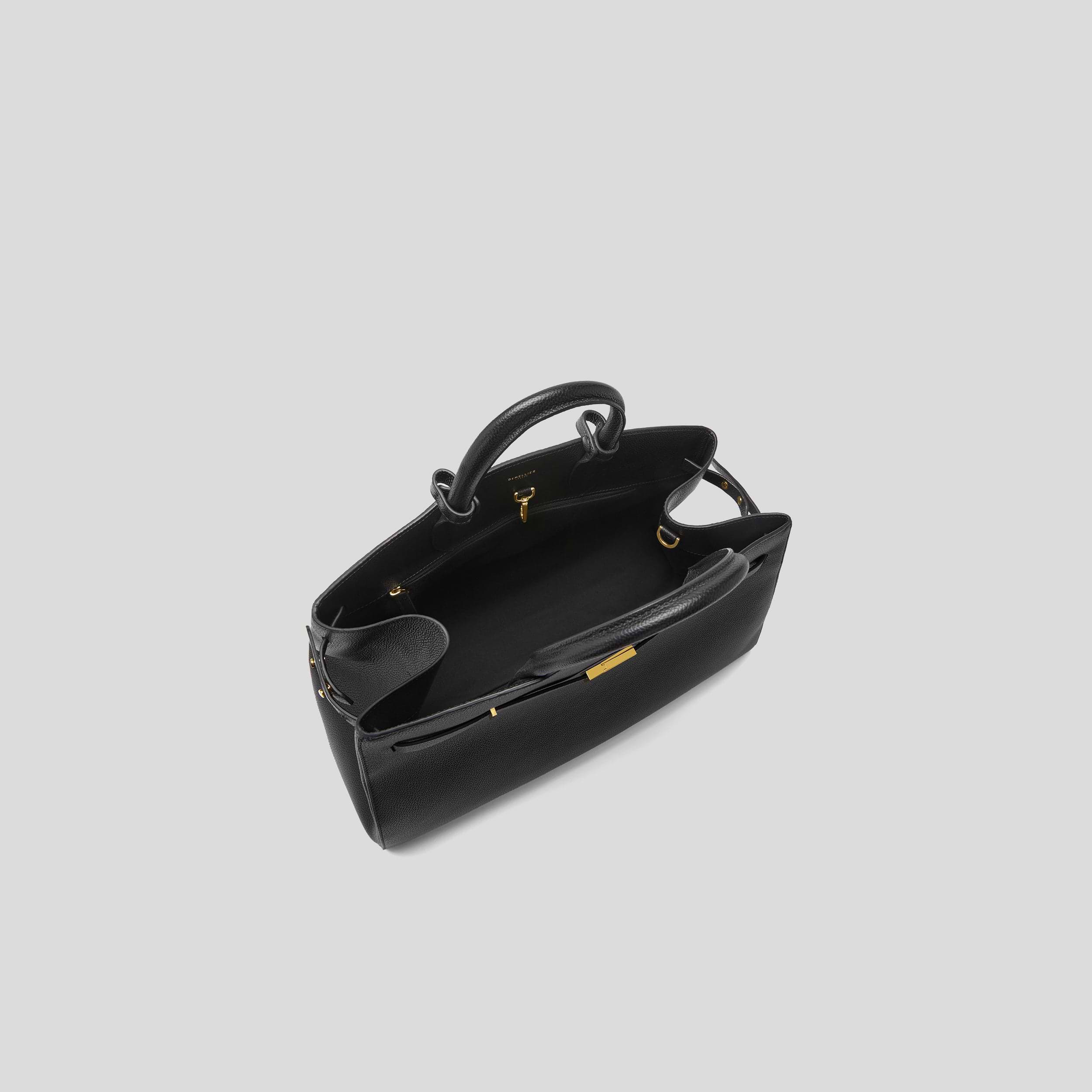 The Small Hudson | Black Small Grain | DeMellier