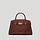 The Small Hudson crossbody bag warm brown small grain 1