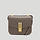 The Vancouver bag off dark taupe small grain 1