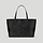 The florence tote bag black fine grain 1