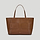 The florence tote tan black fine grain 1