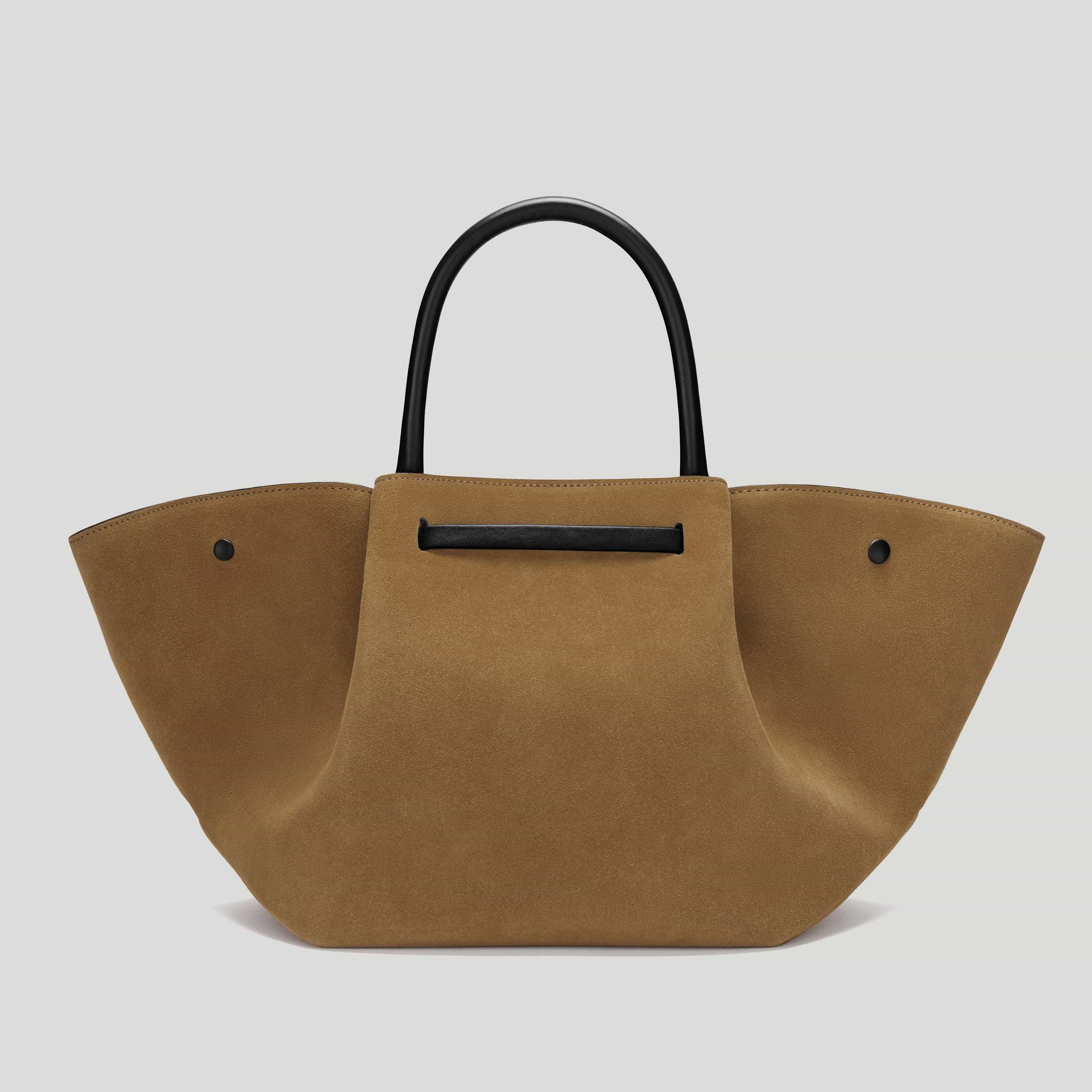 The Midi New York | Tobacco Suede & Black Smooth | DeMellier