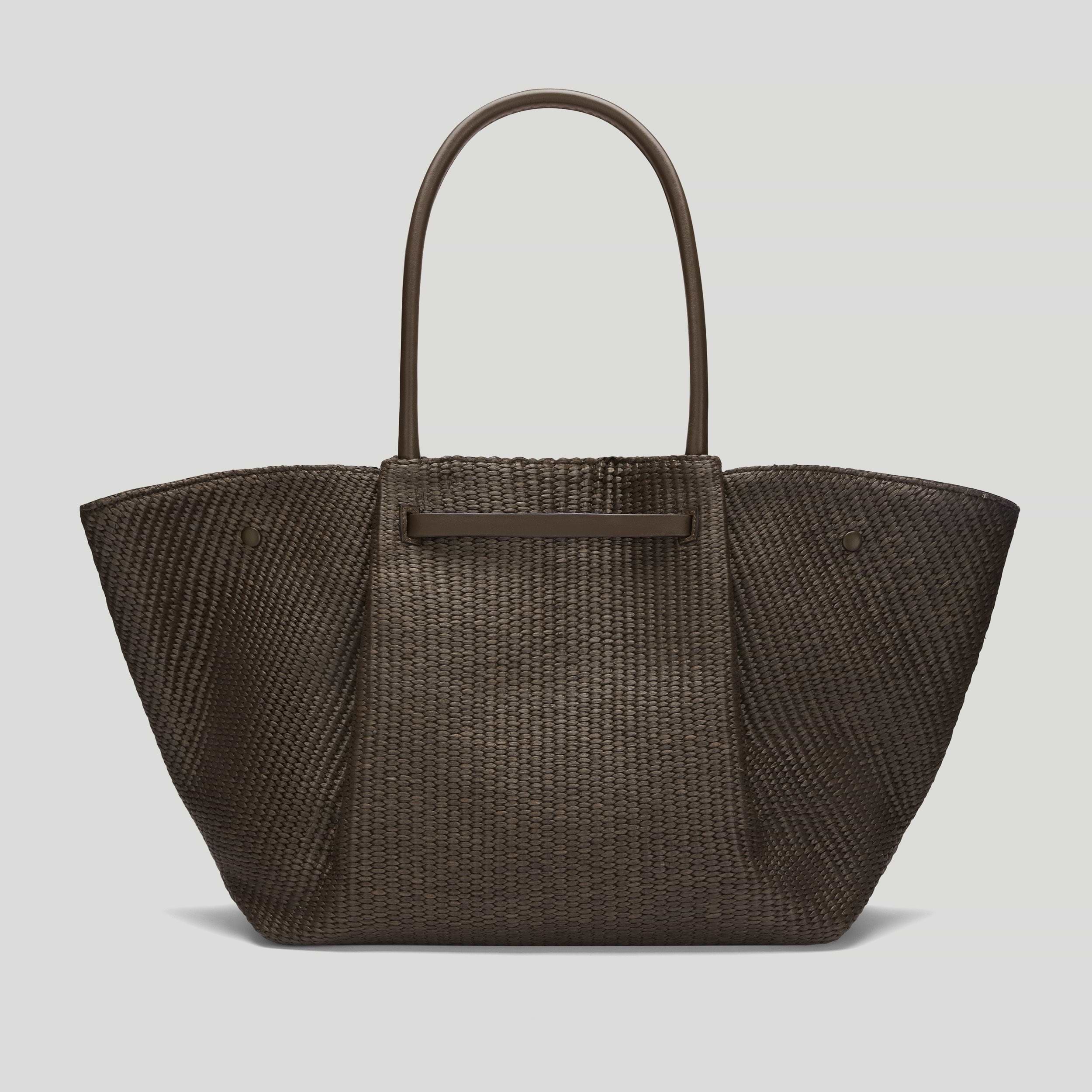 The New York | Espresso Raffia & Espresso Smooth | DeMellier