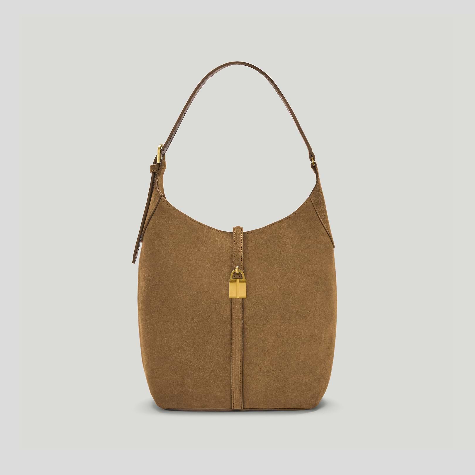 The Siena Bucket - Tobacco suede