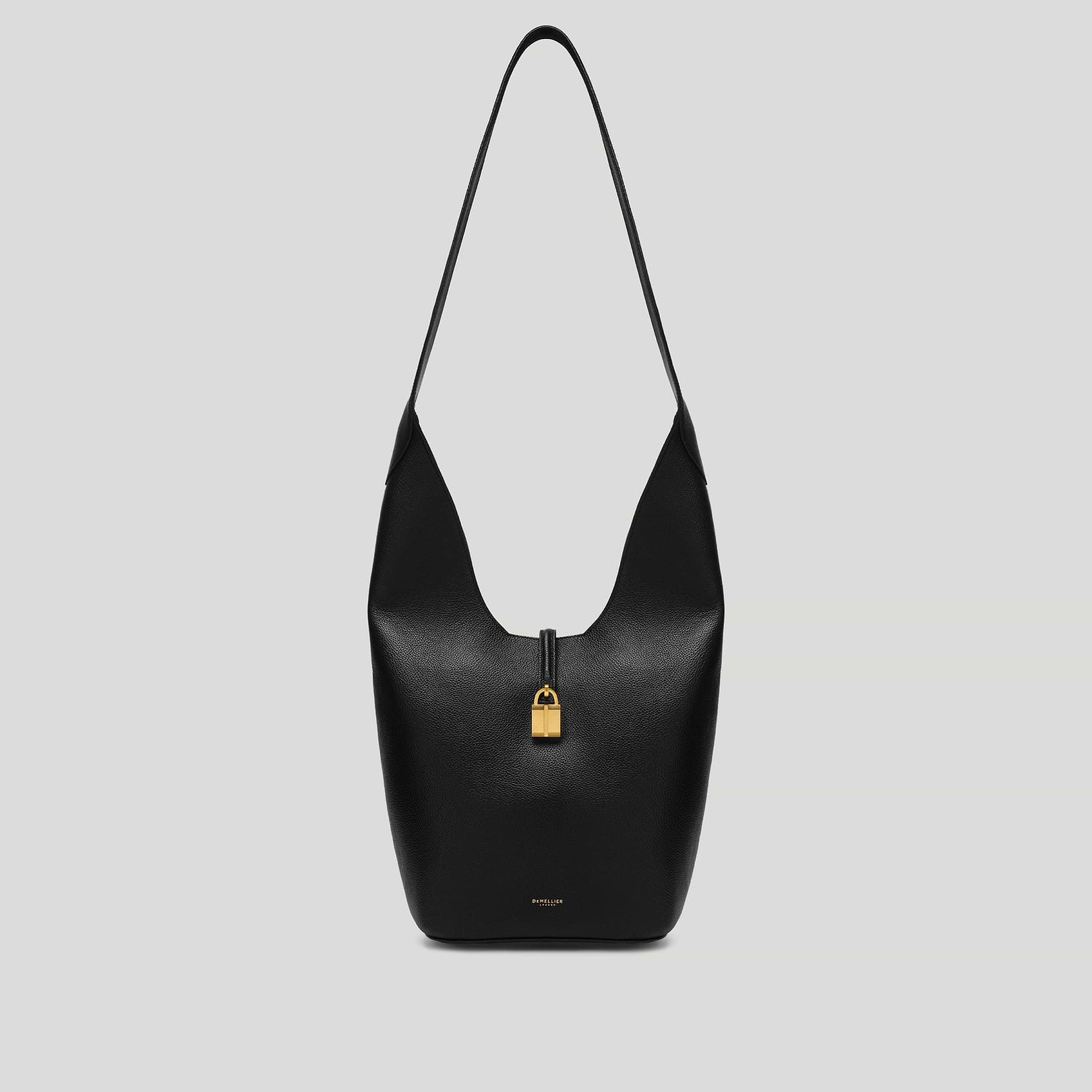 The Siena Crossbody - Black small grain