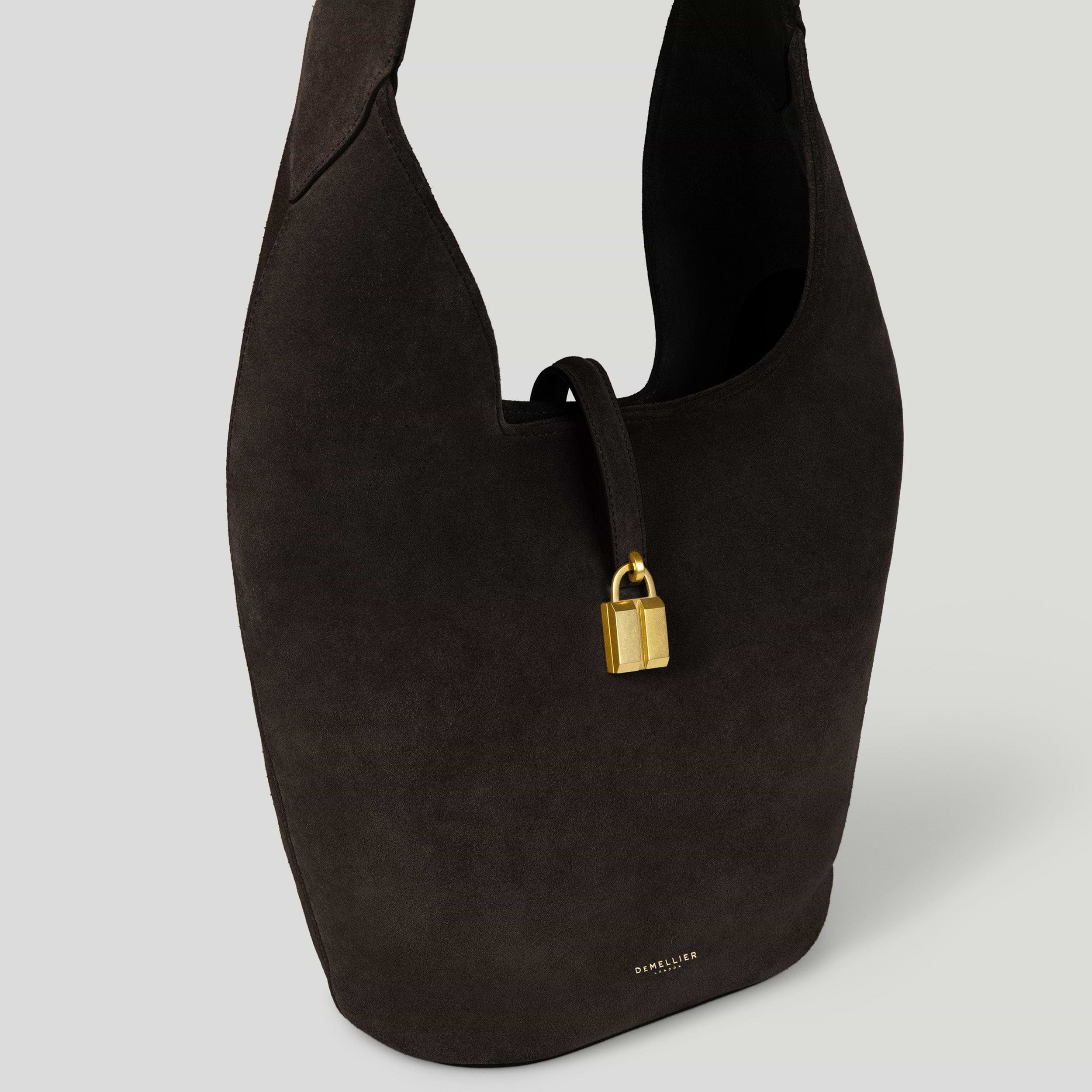 The Siena Crossbody | Dark Chocolate Suede | DeMellier