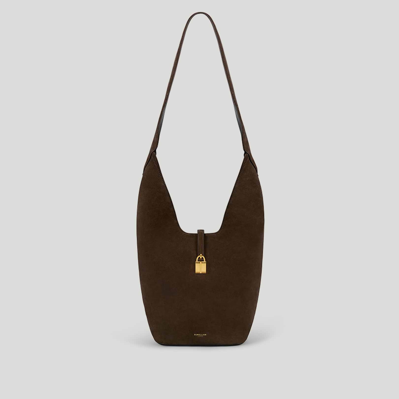 The Siena Crossbody - Mocha suede