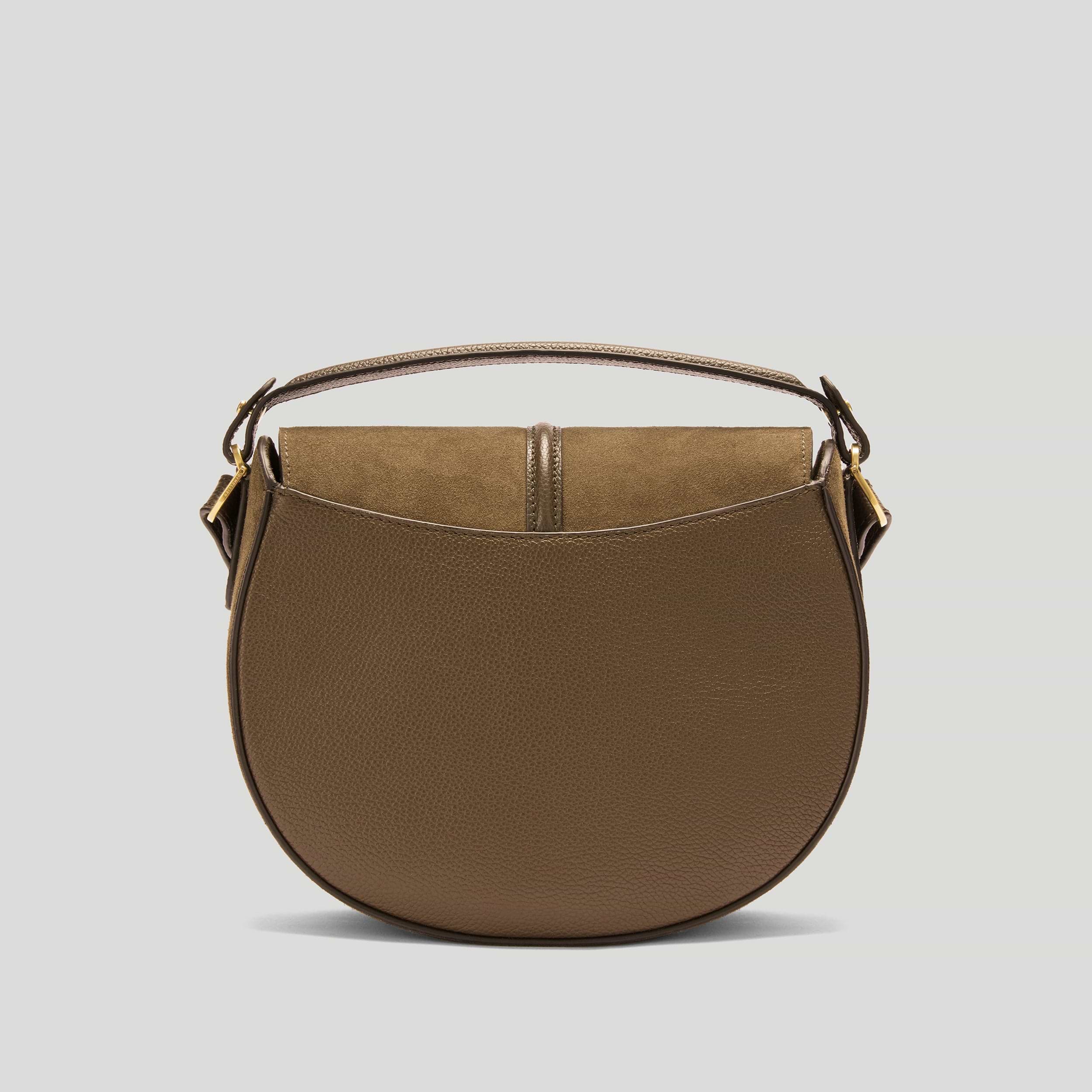 The Siena Saddle | Tobacco Suede | DeMellier