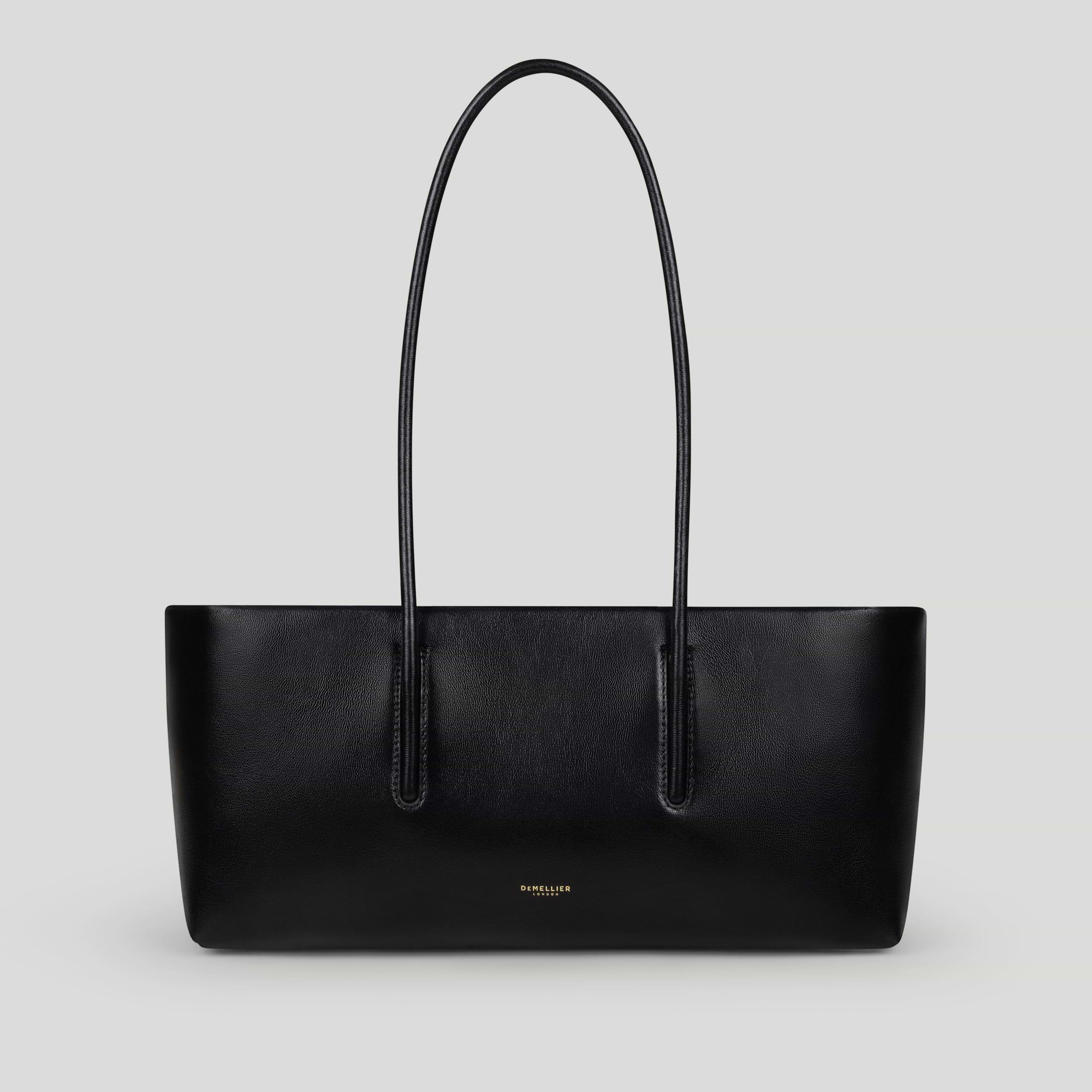 アパルトモンDEMELLIER LONDON hand bag The Stockholm Shoulder | Black Fine Grain | DeMellier