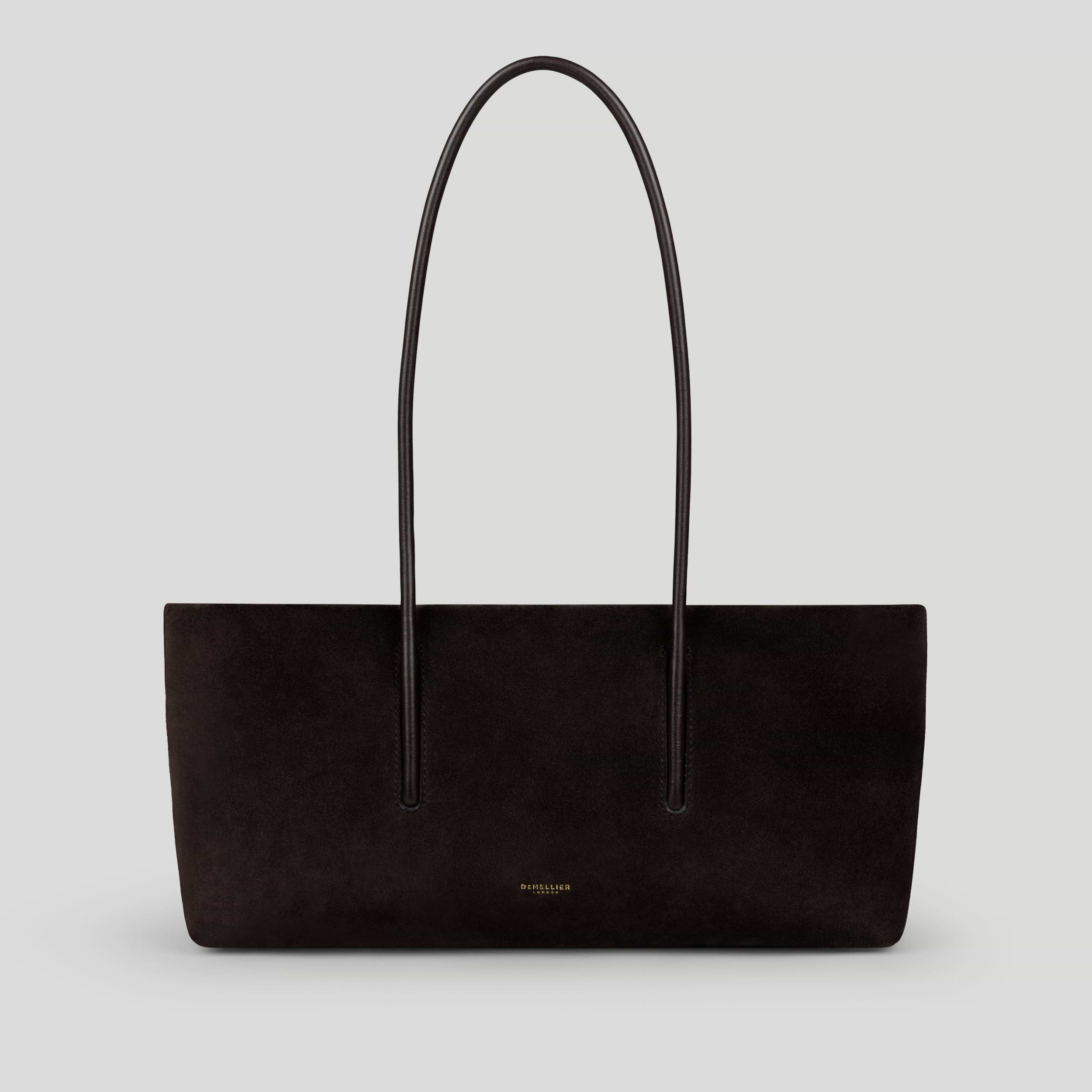 The Stockholm Shoulder - Dark chocolate suede