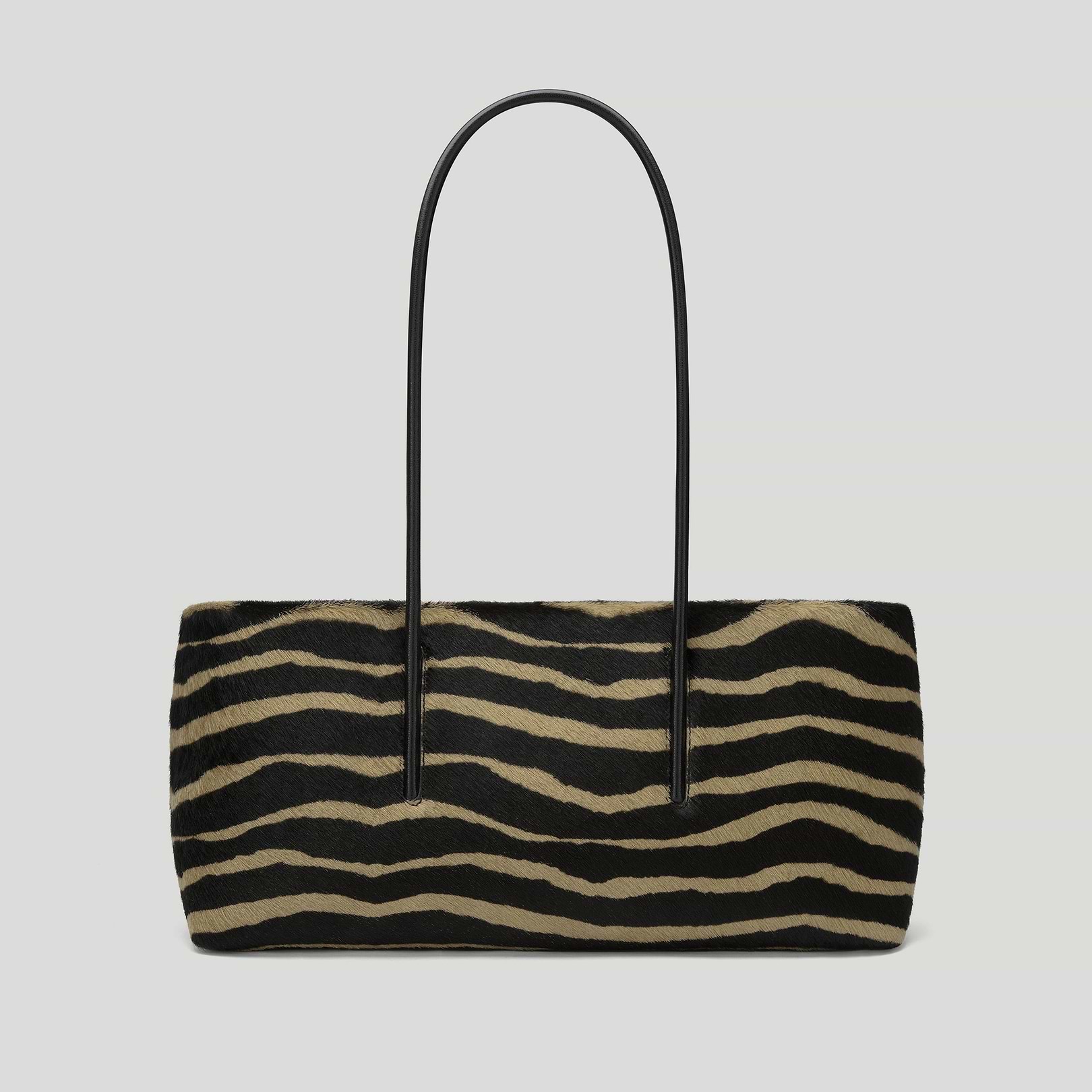 The Stockholm Shoulder - Zebra-effect hair calf