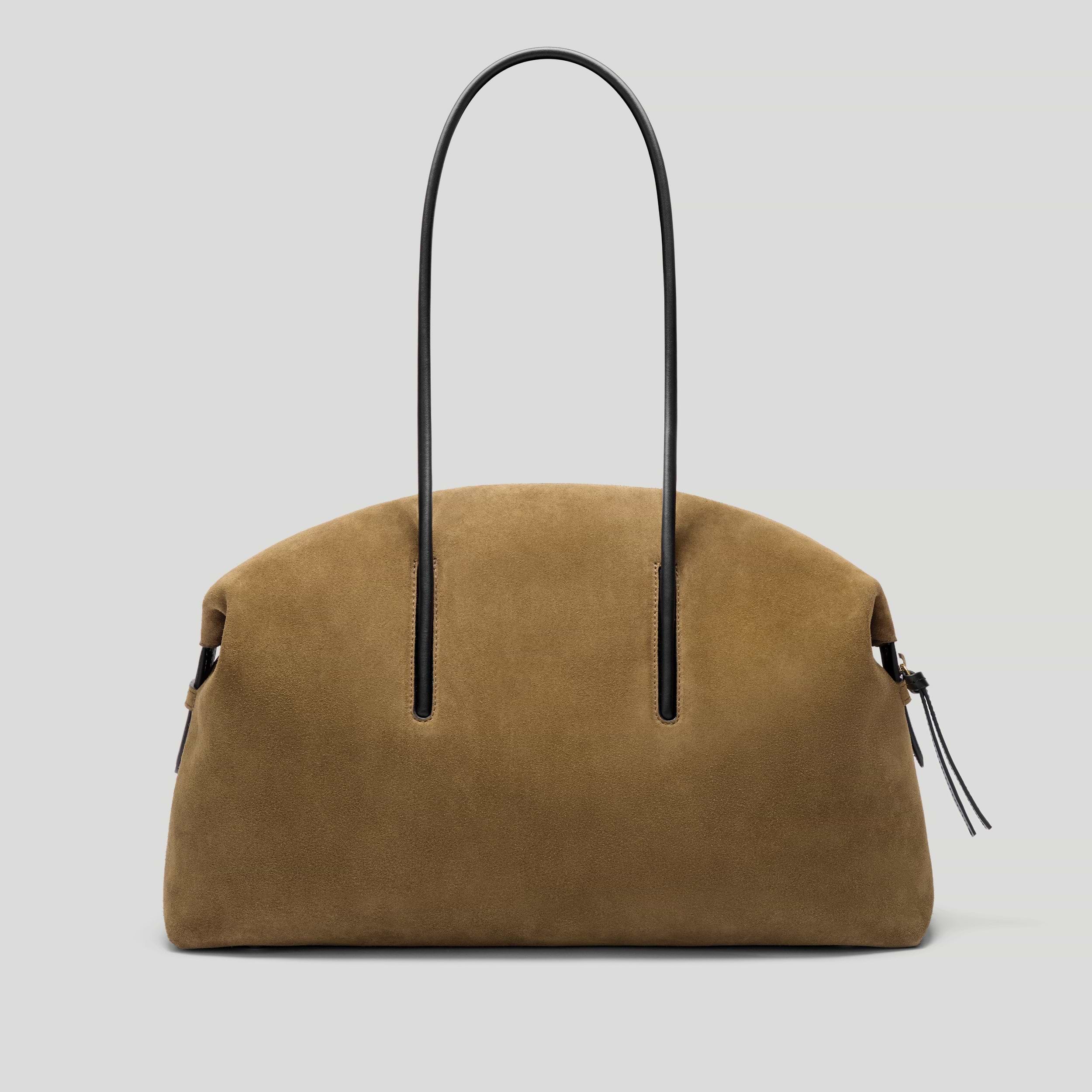The Stockholm | Tobacco Suede & Black Suede | DeMellier