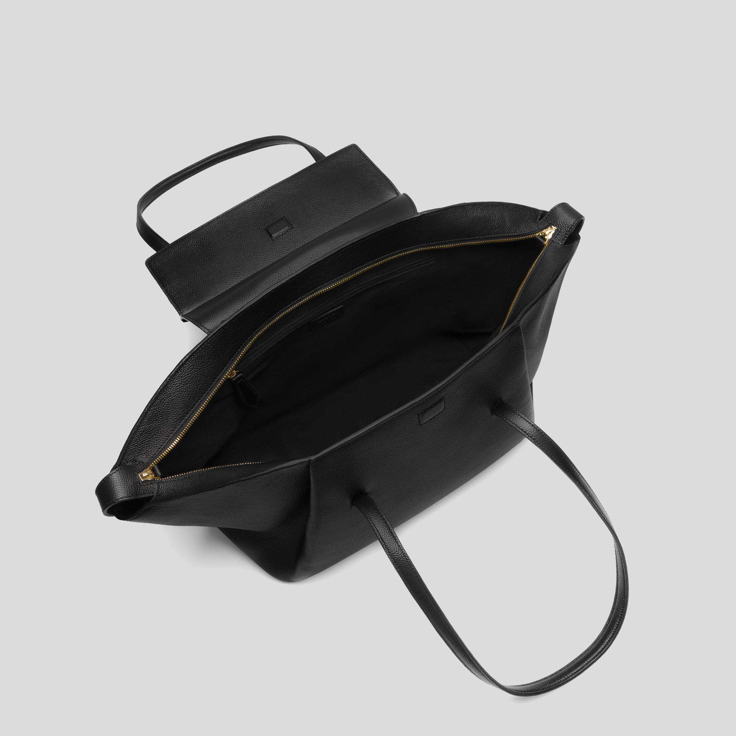 The Brooklyn | Black Small Grain | DeMellier