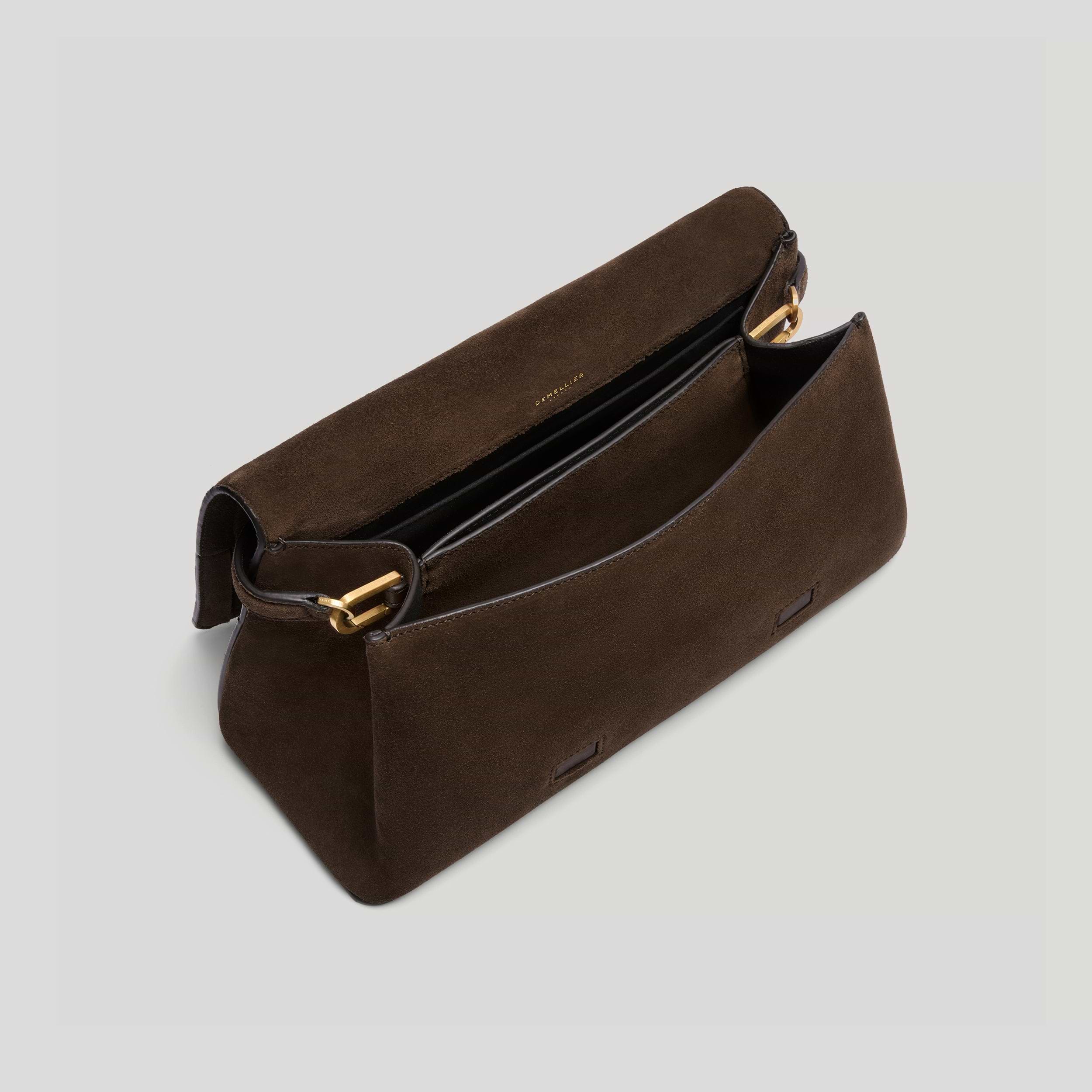 The Florence Crossbody｜モカ スエード｜DeMellier