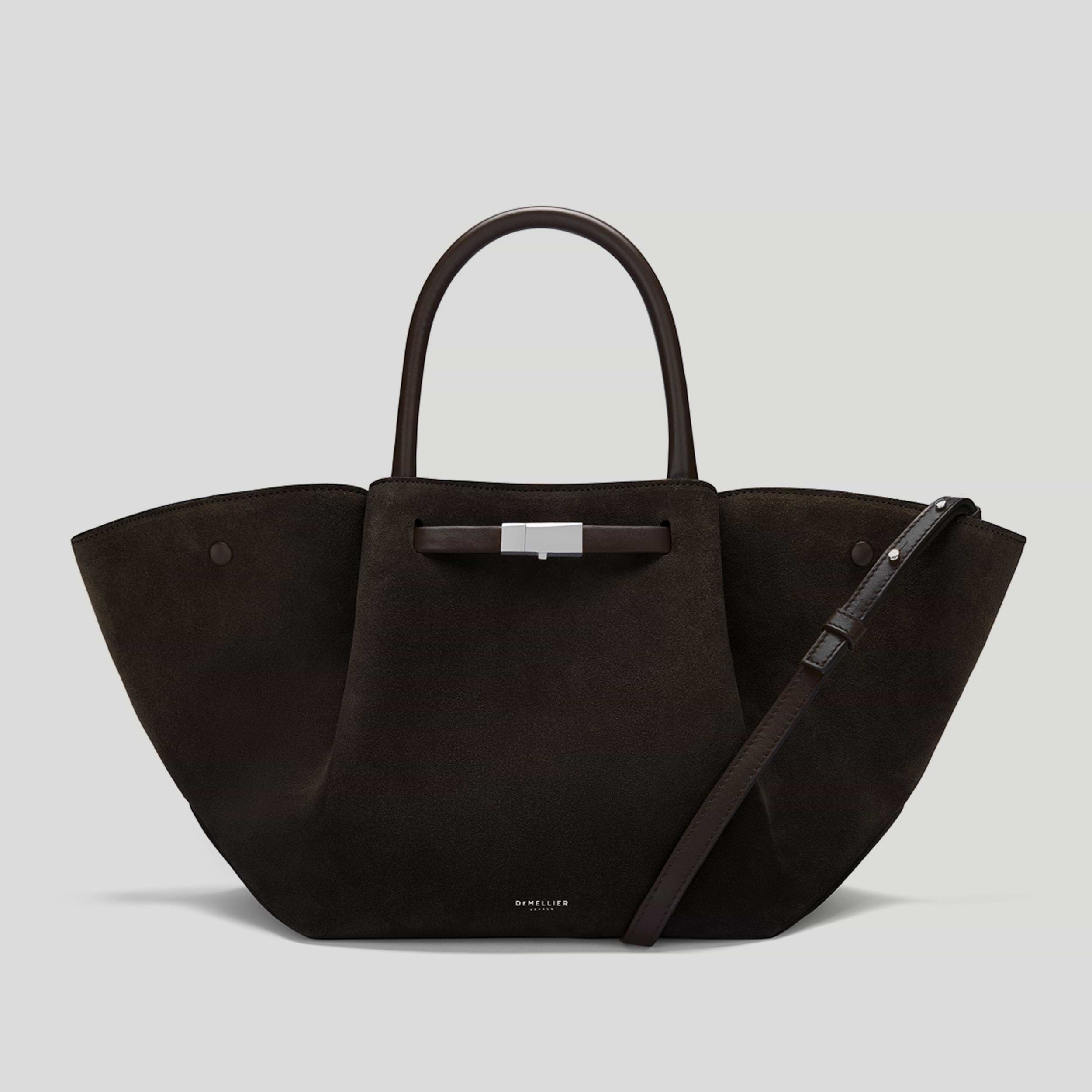 ★DEMELLIER★ The Midi New York トートバッグ The Midi New York | Dark Chocolate Suede | DeMellier
