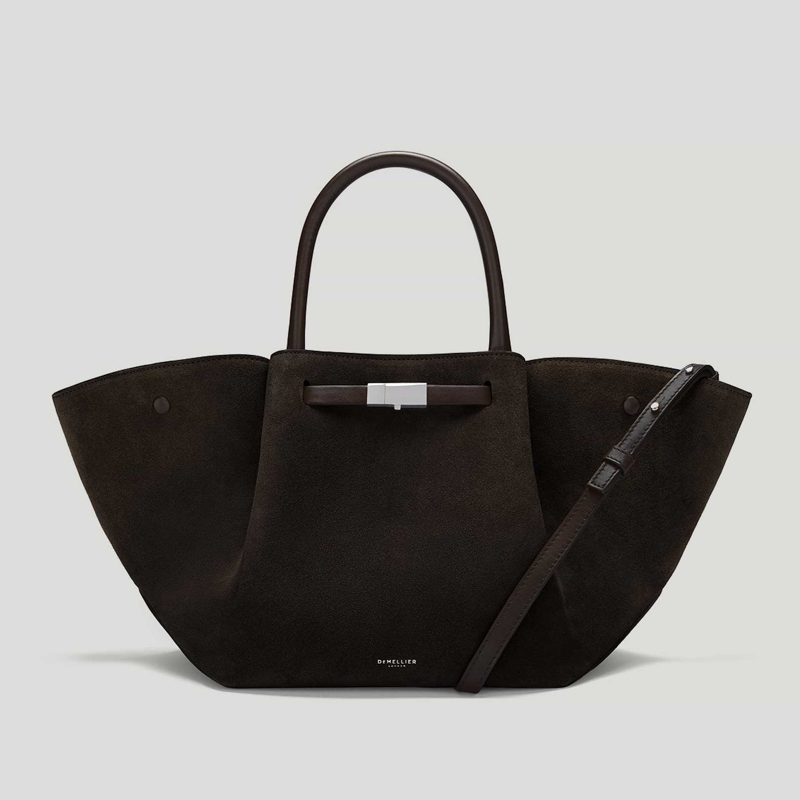 The Midi New York - Dark chocolate suede