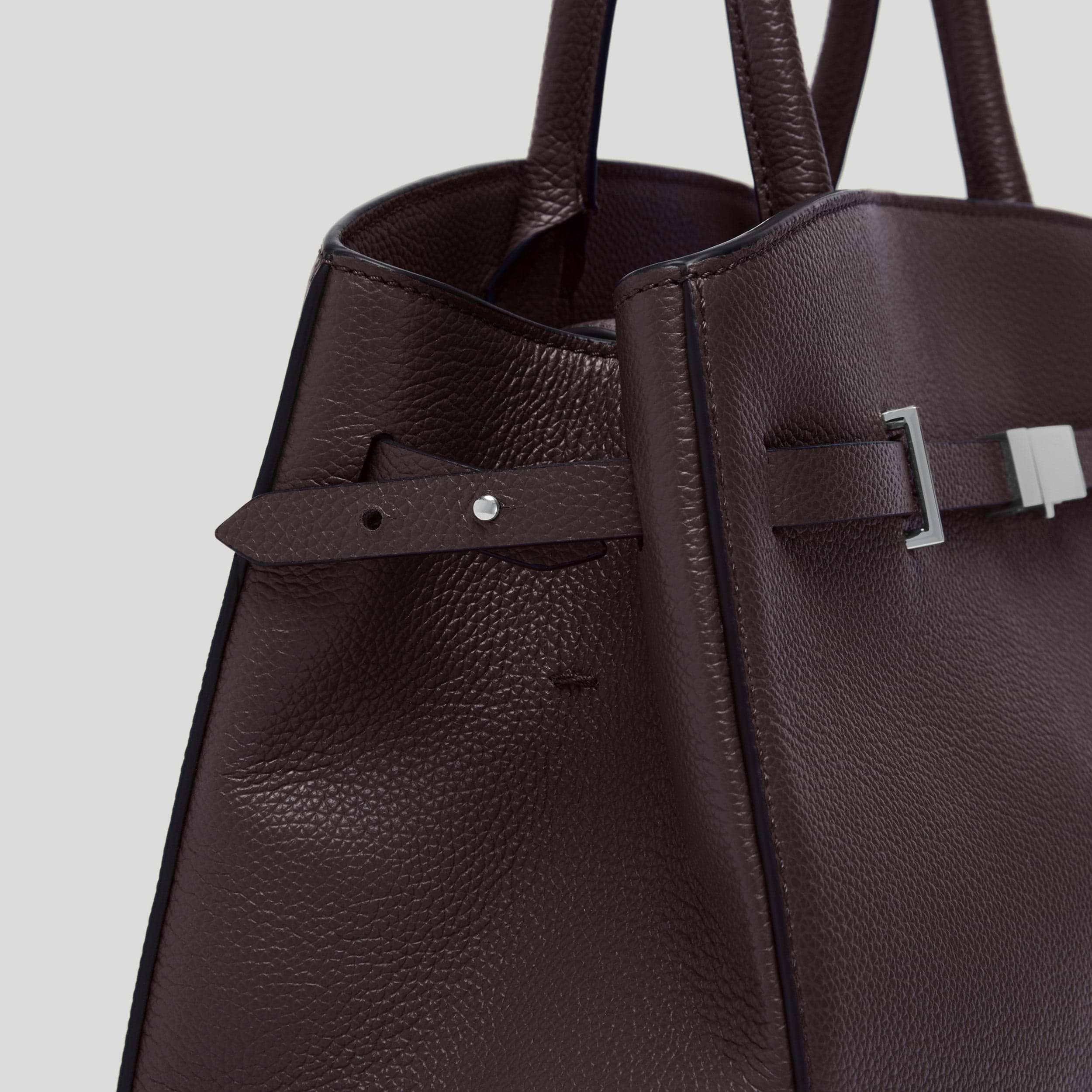 The Midi Hudson | Bordeaux Small Grain | DeMellier