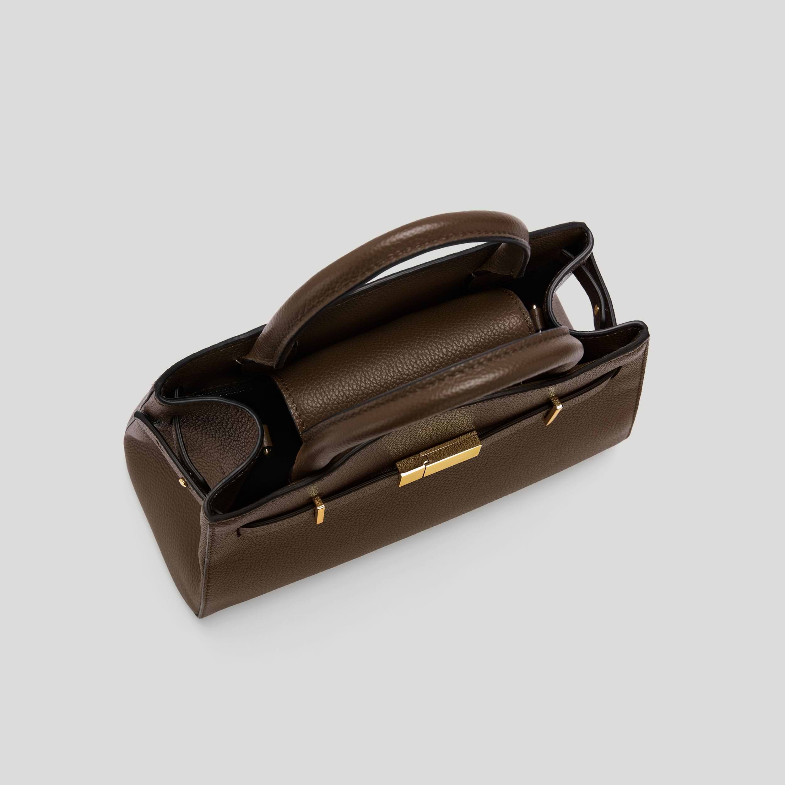 The Small Hudson | Mocha Small Grain | DeMellier