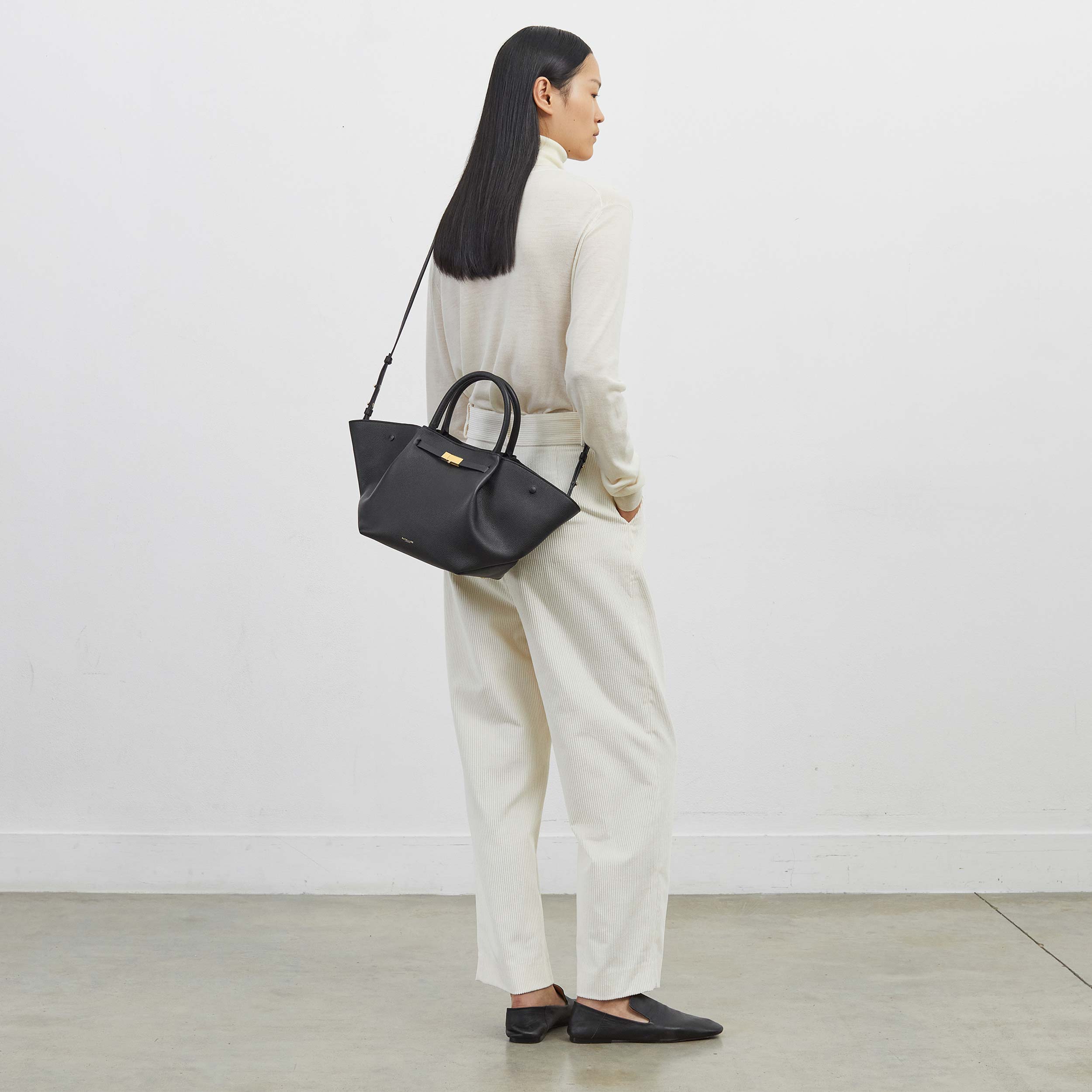 The Midi New York | Mocha Small Grain | DeMellier