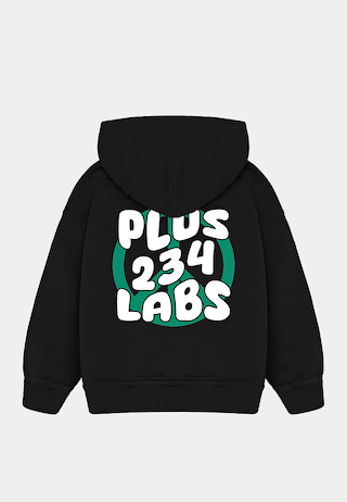 234 Labs Logo Hoodie Black