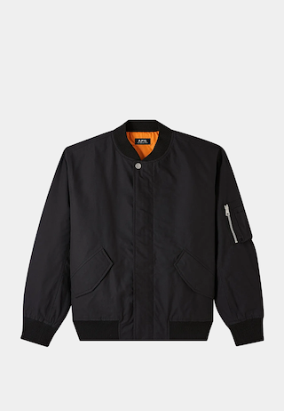 A.P.C Hamilton Bomber Black