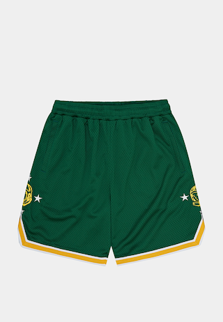 Bbc Astro Star Mesh Basketball Shorts Green