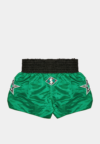 Ashluxe Boxing Trunk Green White
