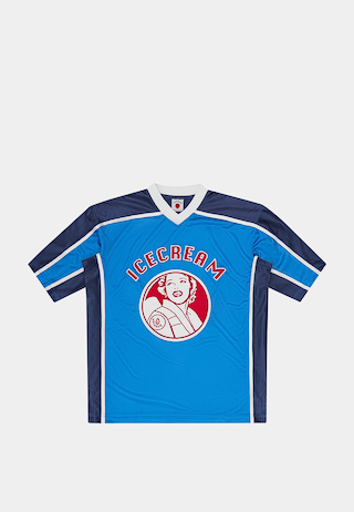 Bbc Waitress Football Top Blue