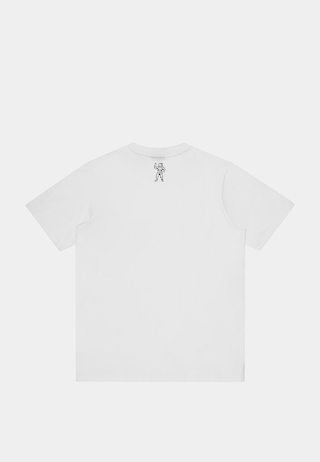 BBC Straight Logo Gradient Diamonte T-Shirt White