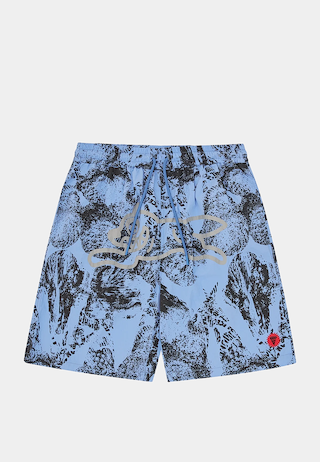 Bbc Cone Stamp Swim Shorts Blue