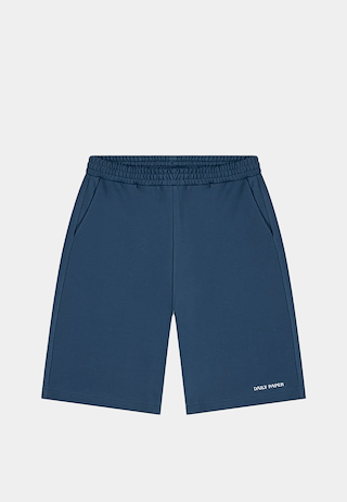 Daily Paper Relaxed Dias Jersey Shorts Blue Wing Teal