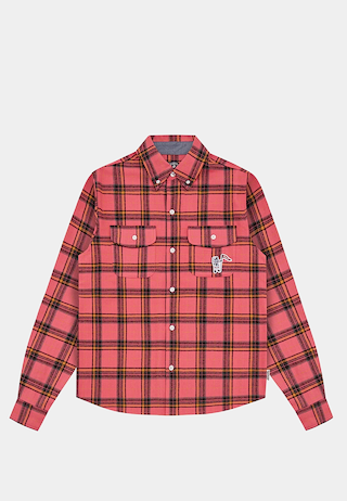 Billionaire Boys Club Check Shirt Pink