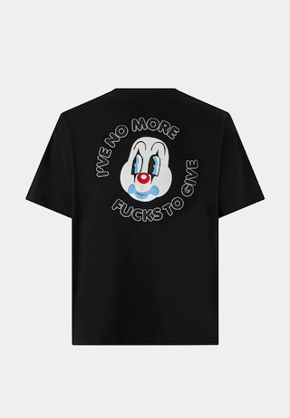GCDS Clown Oversize T-Shirt Black