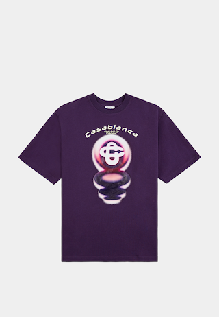 Casablanca  The Art Of Dance Oversized T-Shirt Blackberry