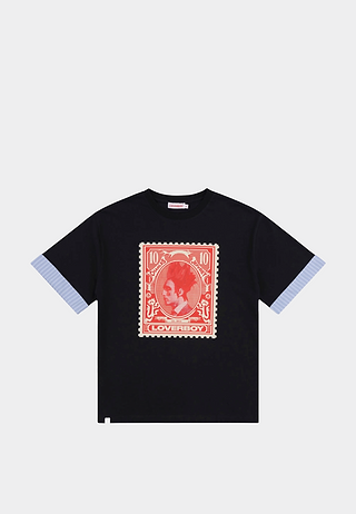 Charles Jeffery Loverboy Turn Up Tee Black