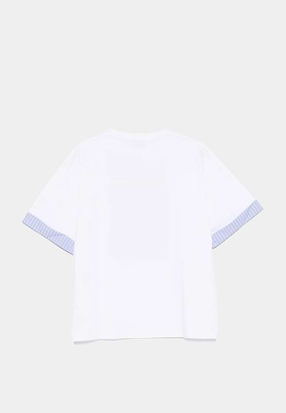 Charles Jeffery Loverboy Turn Up Tee White