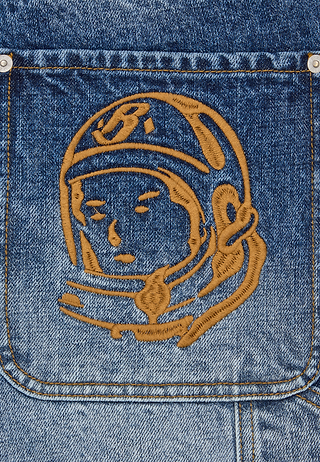 Bbc Distressed Astro Denim Carpenter Shorts Blue