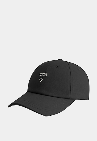 Arte Heart Logo Cap Black