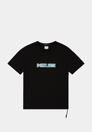 Ksubi Portal Biggie Ss Tee Jet Black Black