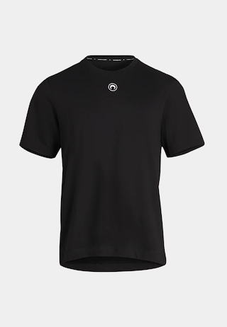 Marine Serre Organic Cotton T-Shirt - Black
