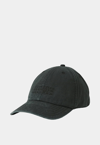 Maison Margiela Men'S Washed Cap Black