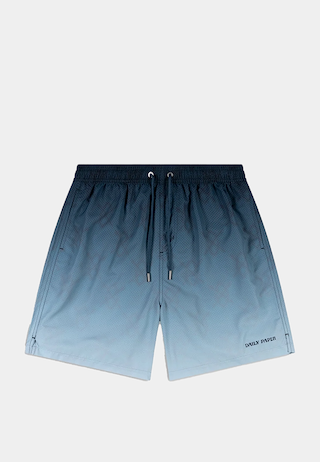Daily Paper Ombre Dotted Shield Swimshorts Blue Wing Teal
