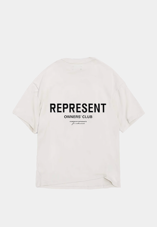 Represent Owners Club T-Shirt Flat White