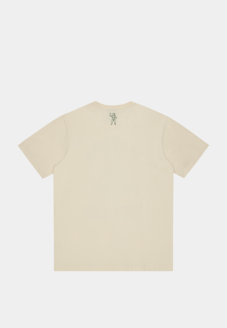 Bbc Rhinestone Mascot T-Shirt Washed Ecru