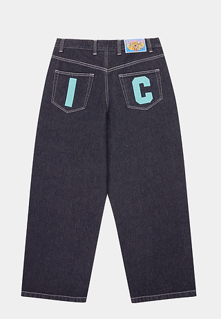 Bbc Running Dog Triple Scoop Denim Pants Black