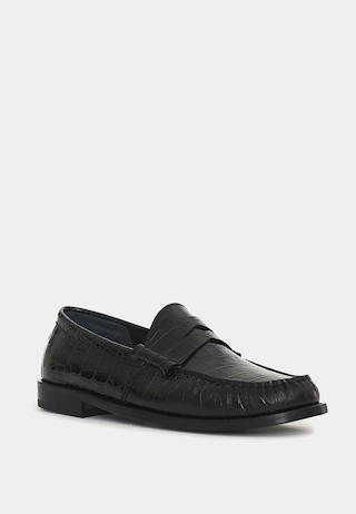 Rhude Croc Loafer Black Croc