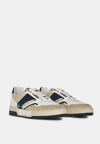 Rhude Rhude Racing Sneaker - Navy/Tan/White