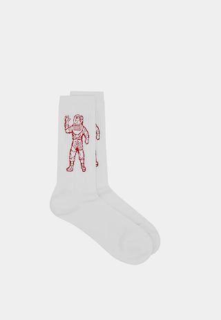 Billionaire Boys Club Standing Astro Socks White